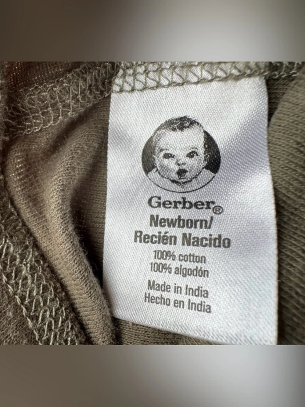 Gerber Baby 3 Piece Camo Outfit Set Hoodie Bodysuit Pants Newborn